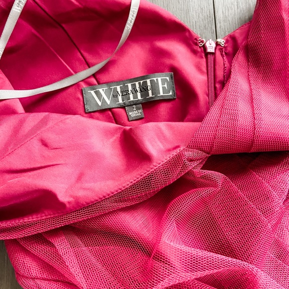 Vera Wang White Party Dress - Picture 4 of 6